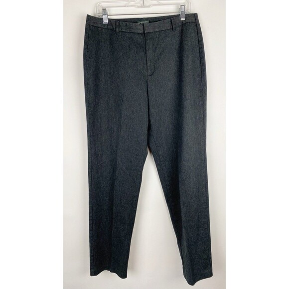 DOCKERS Recode Gray Classic Flat Front Straight Leg Dress Pants - Size 14M - Picture 3 of 7